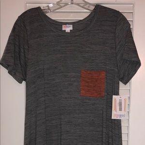 Lularoe - Small Carly - NWT Grey & Orange